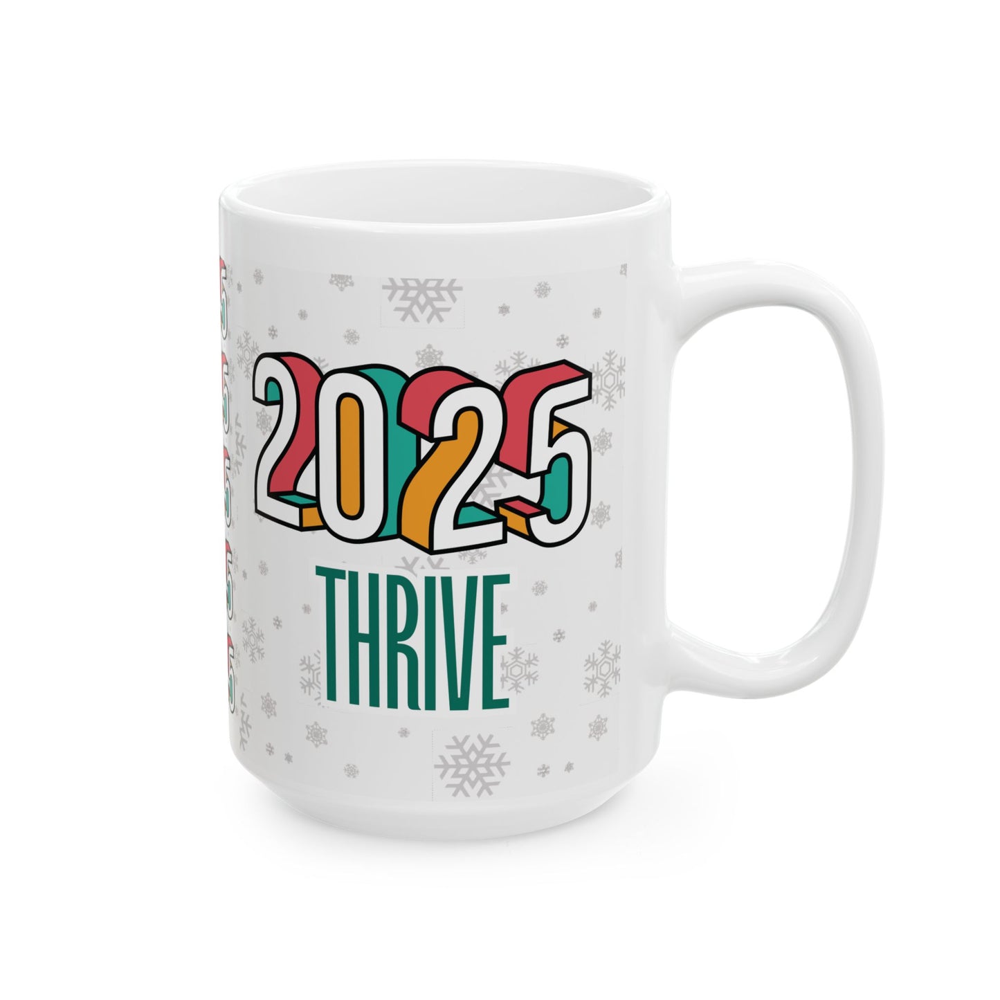 2025 Thrive Mug | Holiday Limited Edition Collection | BPA and Lead-free | (11oz and 15oz)