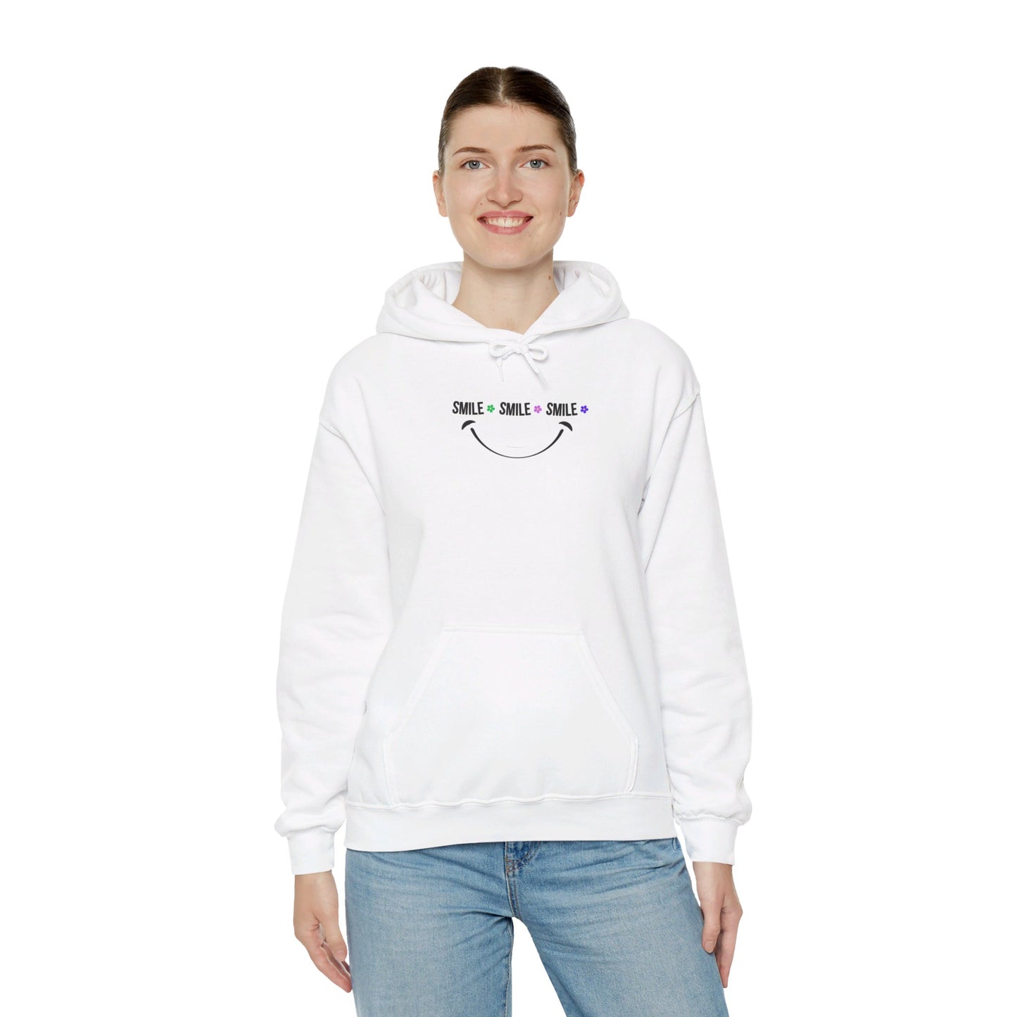 "Make Someone's Day, Smile" | Positive Vibe Hoodie |  Multi-colors | Unisex Heavy Blend™ Hooded Sweatshirt