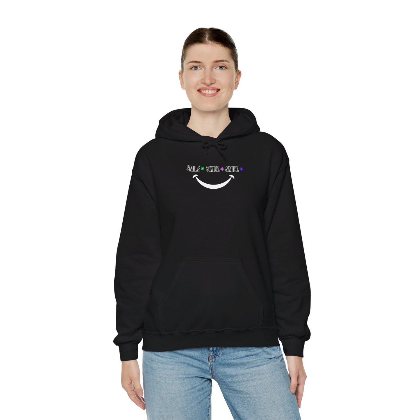 "Make Someone's Day, Smile" | Positive Vibe Hoodie |  Multi-colors | Unisex Heavy Blend™ Hooded Sweatshirt