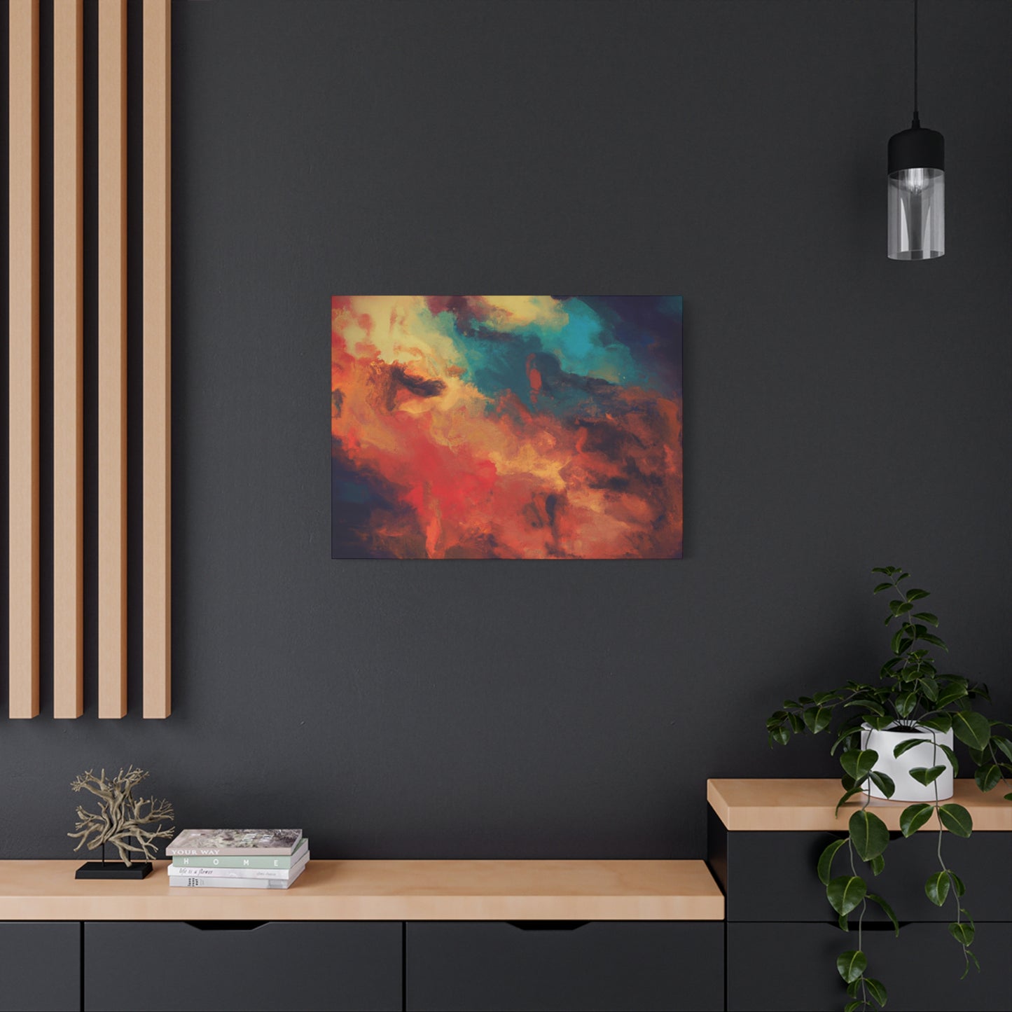 MYSTIC AURA Wall Art - (Awesome Abstract Collection) Canvas, Matte, Stretched, 1.25"