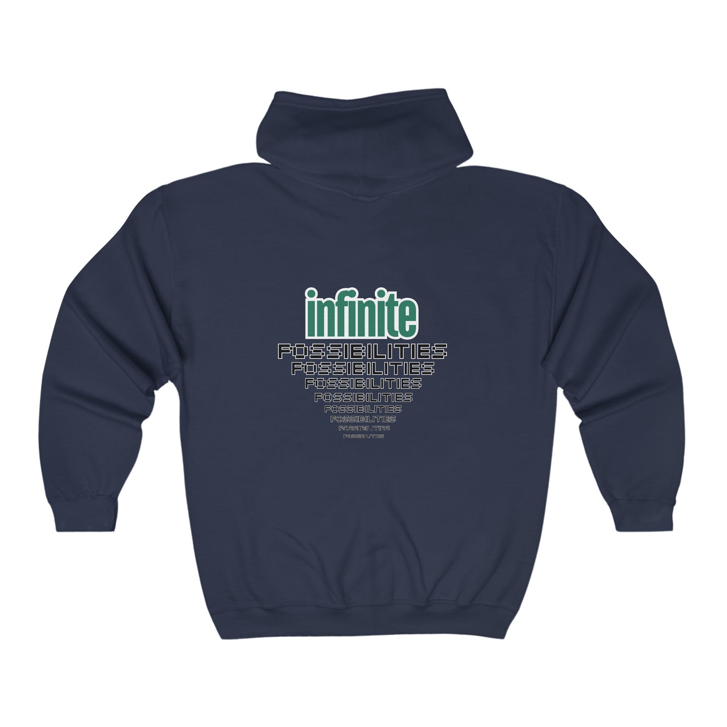 "Infinite Possibilities"  Zip-Up Hoodie Sweatshirt | Awareness Apparel Fall Collection |  Multi-colors.