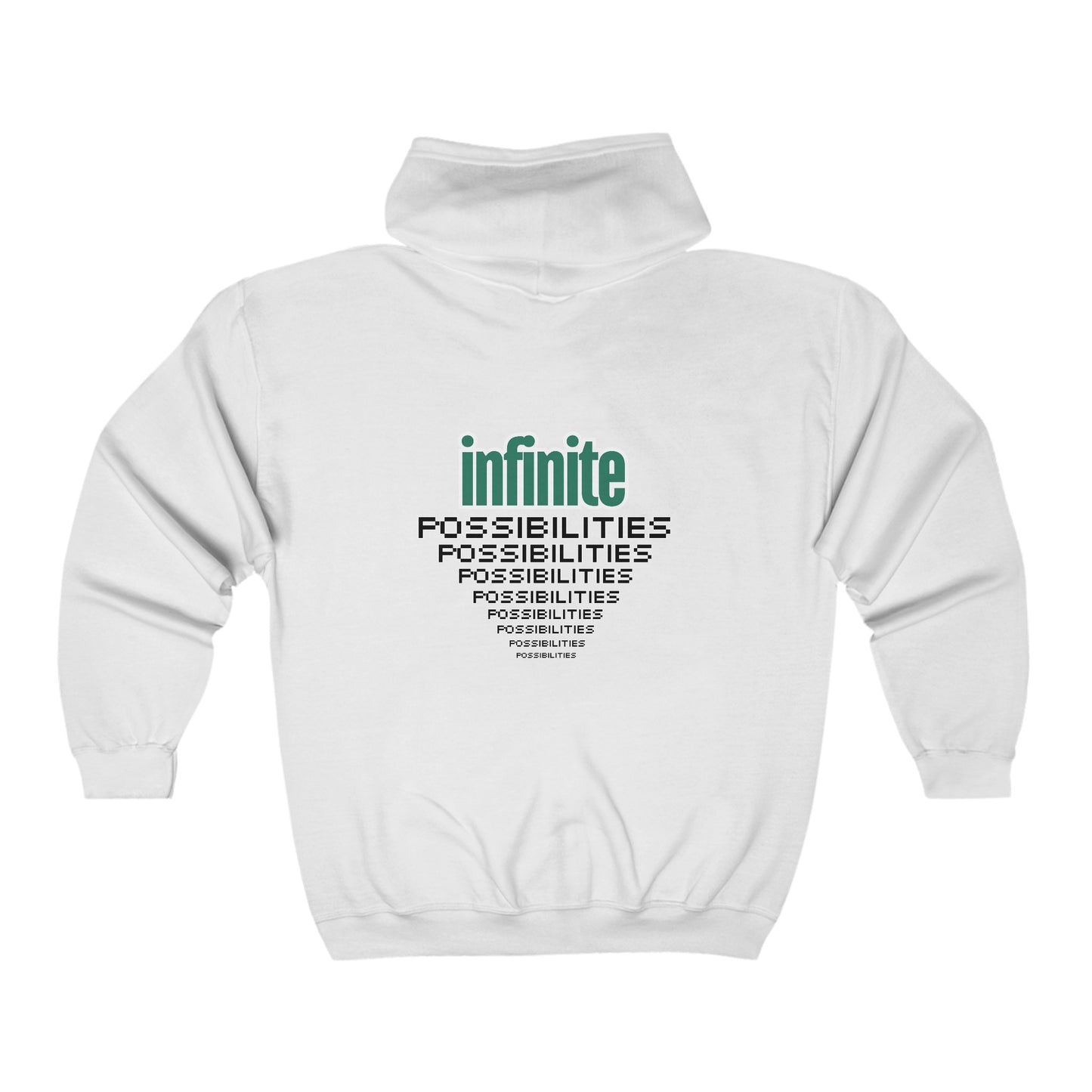 "Infinite Possibilities"  Zip-Up Hoodie Sweatshirt | Awareness Apparel Fall Collection |  Multi-colors.