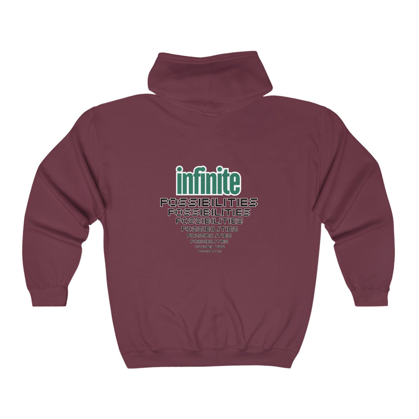 "Infinite Possibilities"  Zip-Up Hoodie Sweatshirt | Awareness Apparel Fall Collection |  Multi-colors.