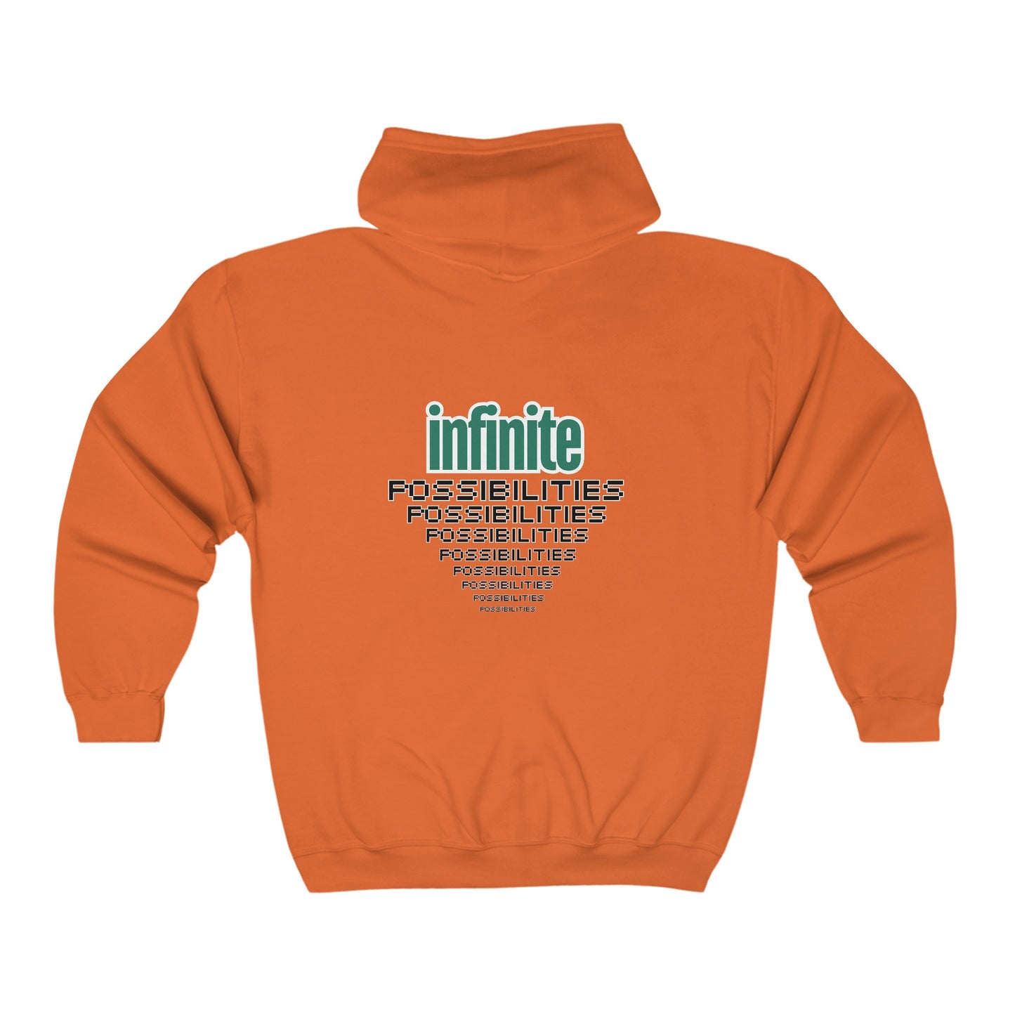 "Infinite Possibilities"  Zip-Up Hoodie Sweatshirt | Awareness Apparel Fall Collection |  Multi-colors.