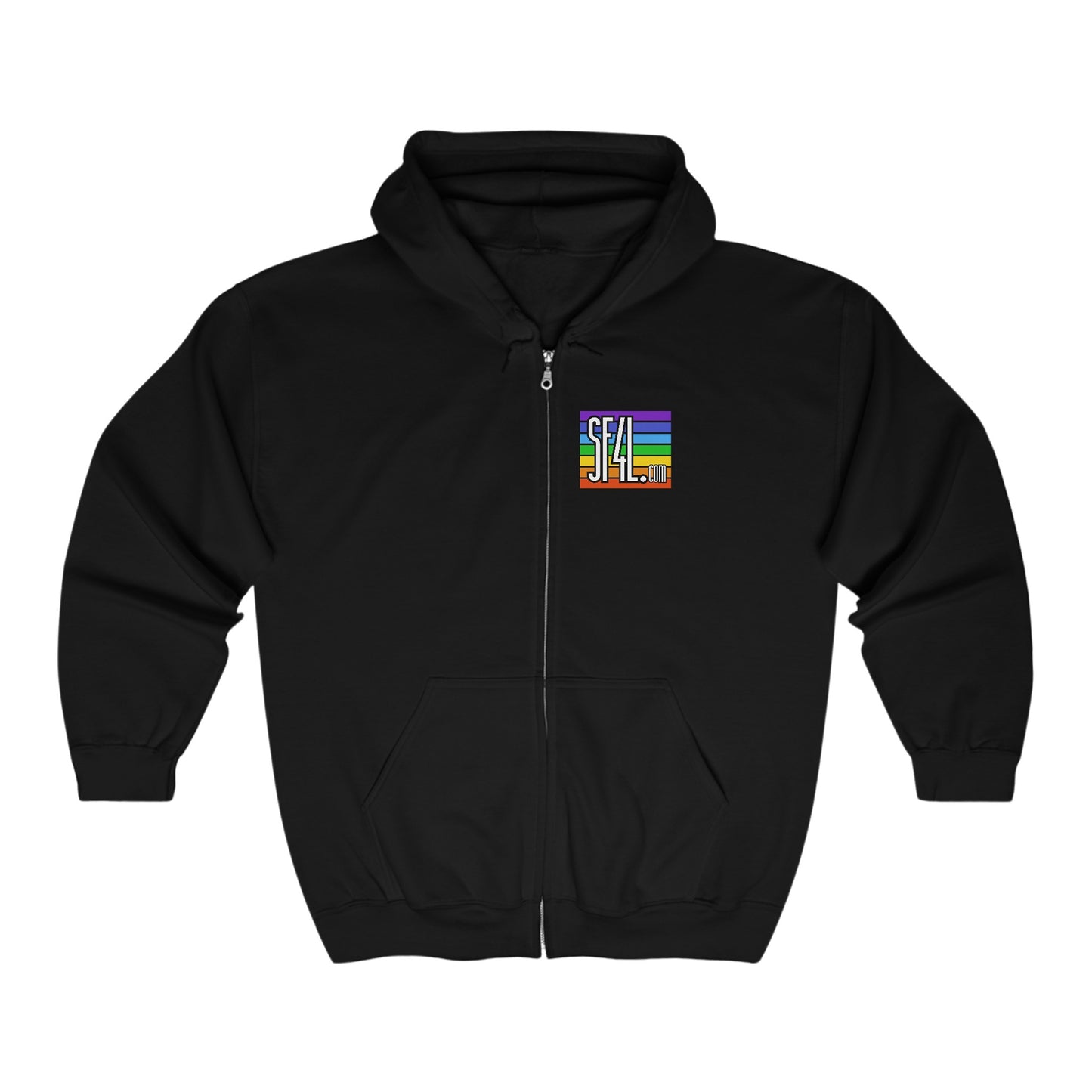 SF4L.com Zip-Up Hooded Sweatshirt | Awareness Apparel Fall Collection | Multiple Colors & Sizes