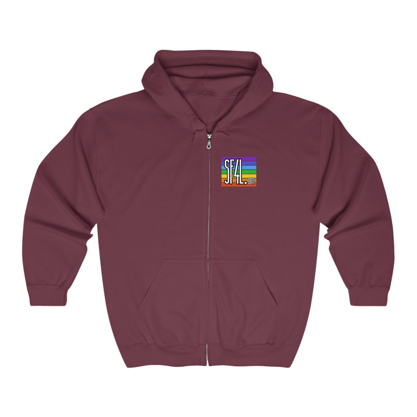 SF4L.com Zip-Up Hooded Sweatshirt | Awareness Apparel Fall Collection | Multiple Colors & Sizes