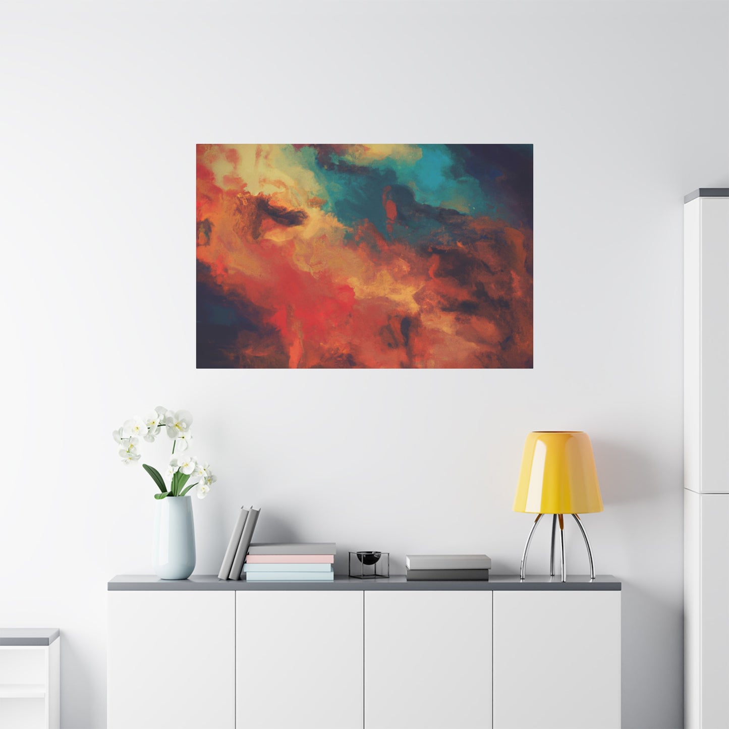 MYSTIC AURA Wall Art - (Awesome Abstract Collection) Canvas, Matte, Stretched, 1.25"