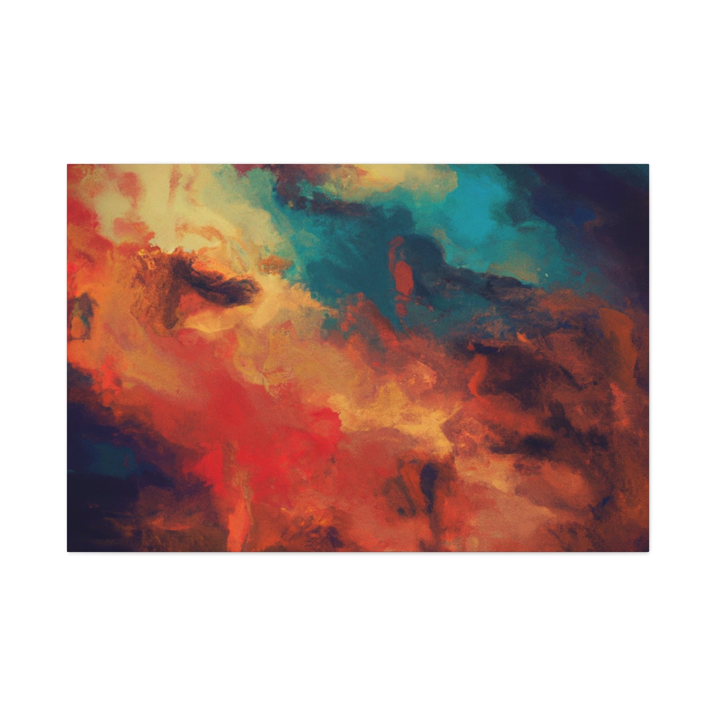 MYSTIC AURA Wall Art - (Awesome Abstract Collection) Canvas, Matte, Stretched, 1.25"