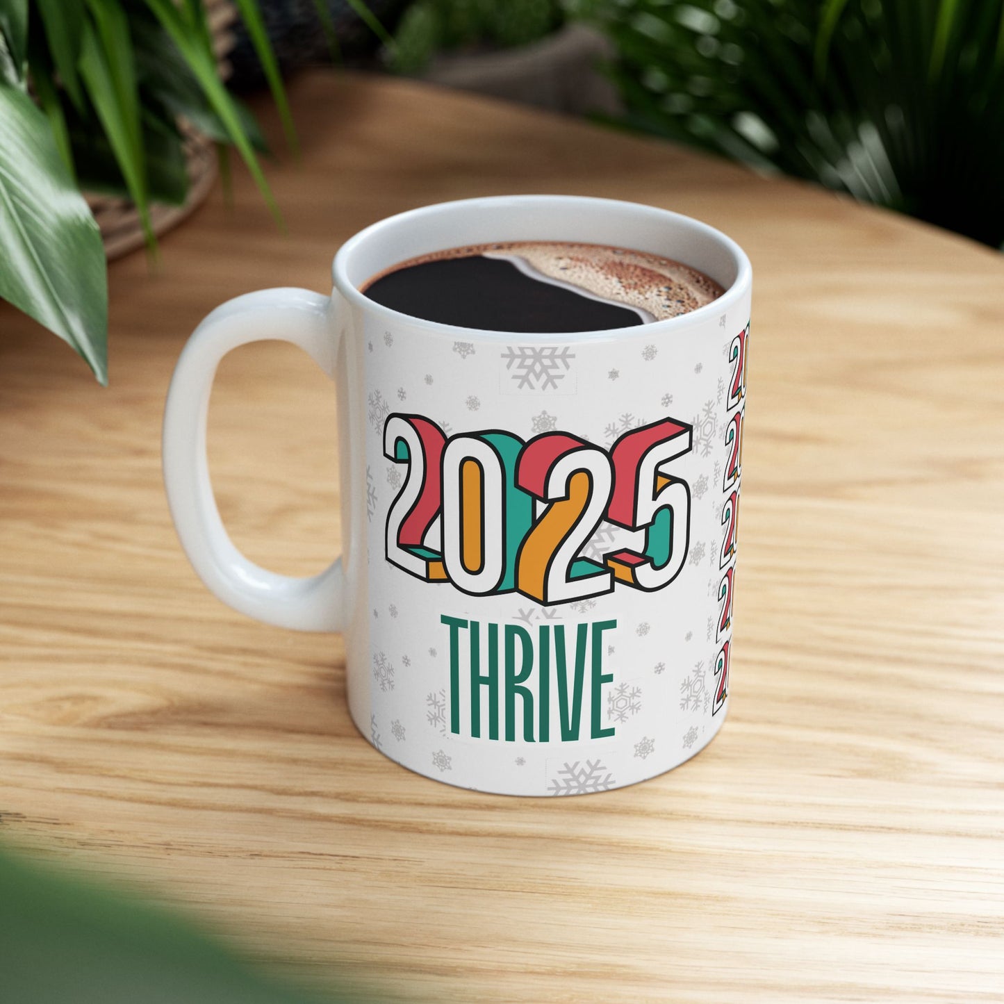 2025 Thrive Mug | Holiday Limited Edition Collection | BPA and Lead-free | (11oz and 15oz)