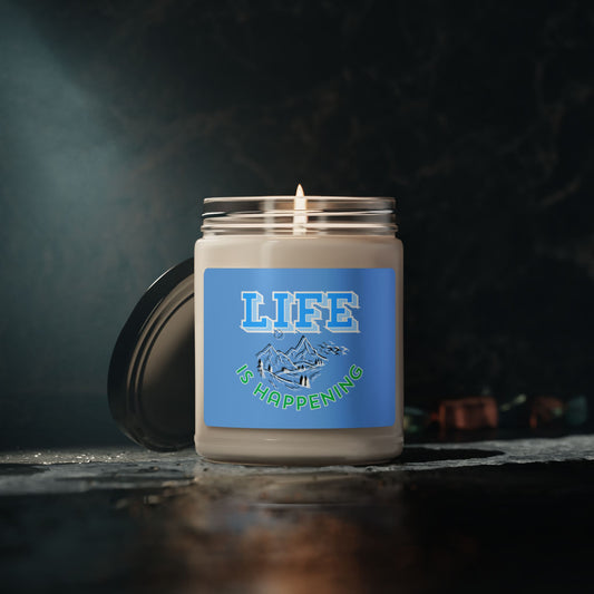 Eco-friendly Scented Soy Candle | "Life is Happening" | Conscious Candle Collection | Non-toxic, 9 oz (Multiple Scents)