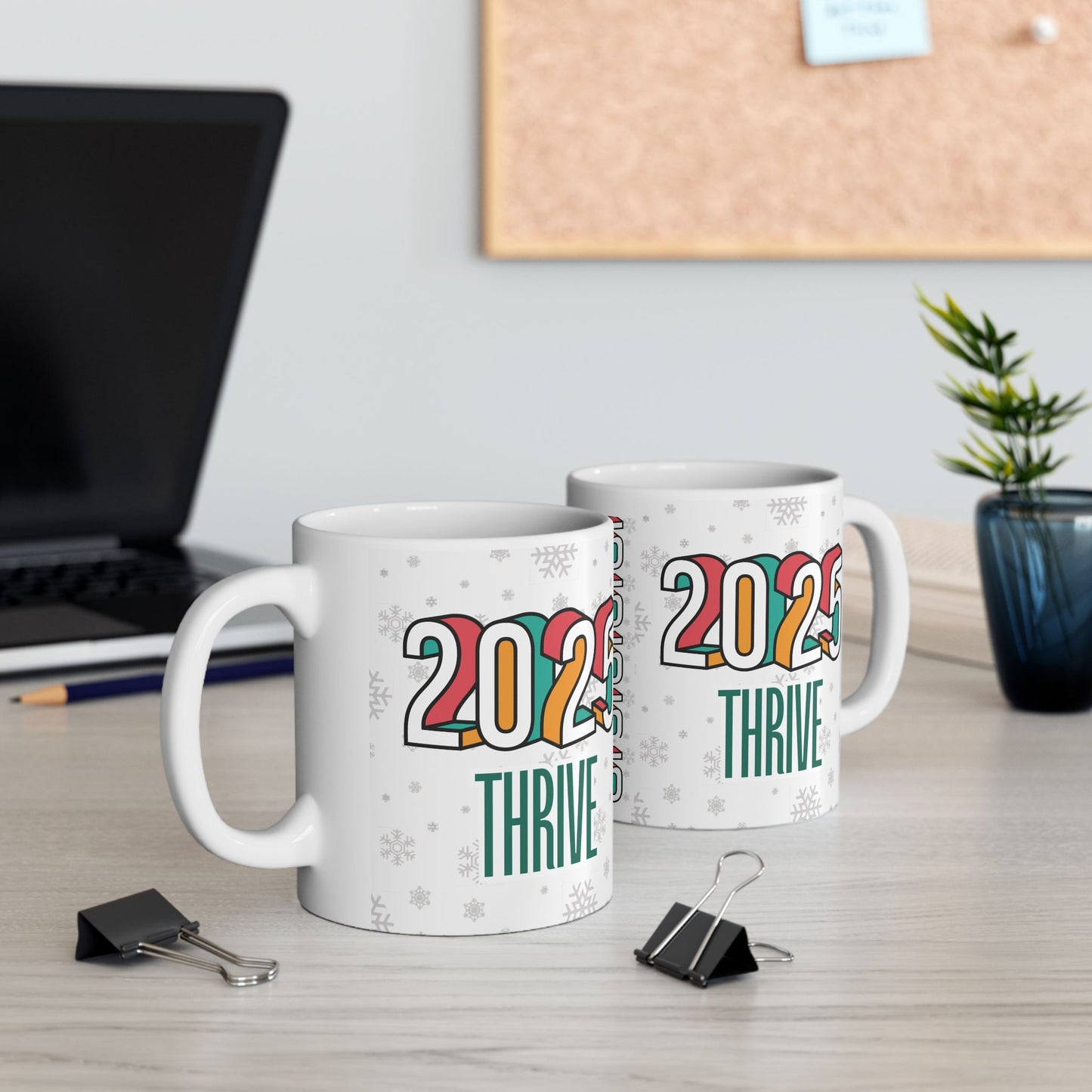 2025 Thrive Mug | Holiday Limited Edition Collection | BPA and Lead-free | (11oz and 15oz)