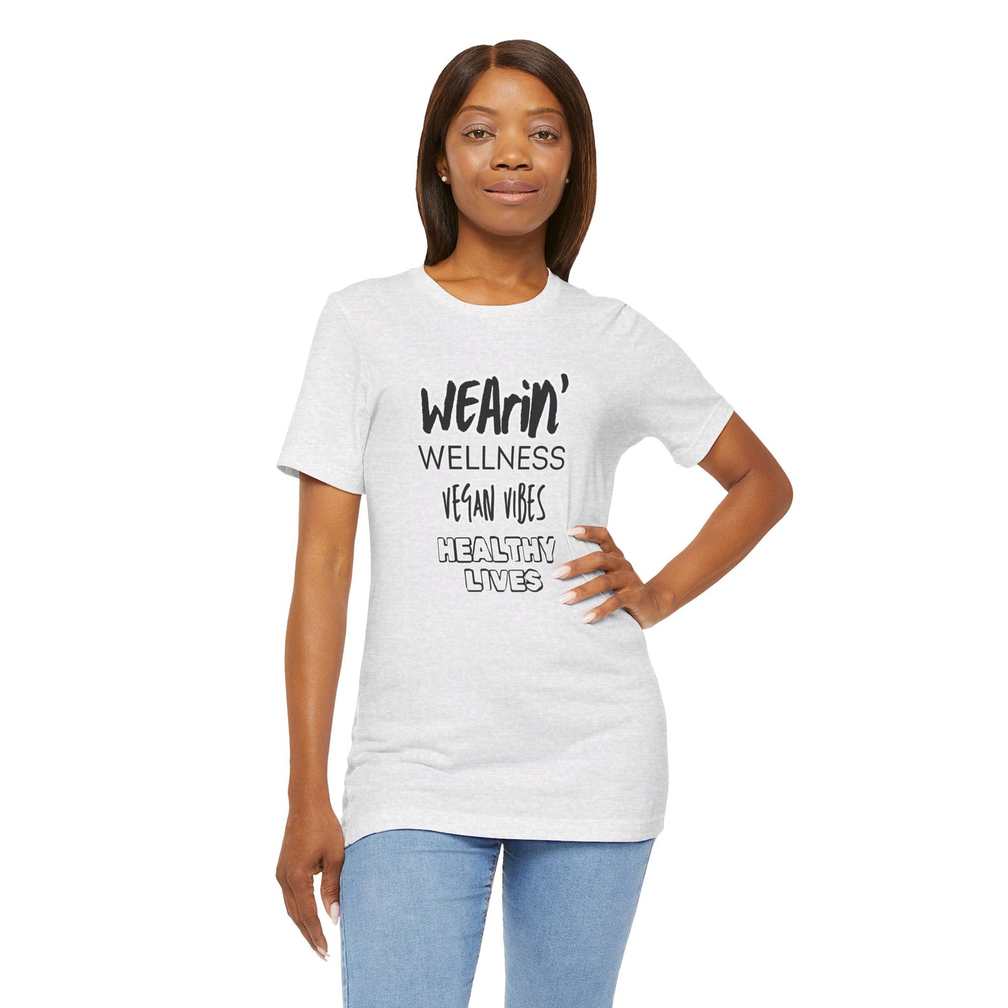 "Vegan Life: Plant-Powered Fashion-Forward" | Vegan Lifers Collection | Short Sleeve Tee (Multiple Colors)