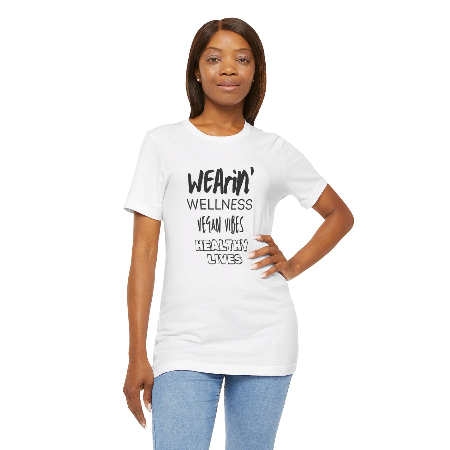 "Vegan Life: Plant-Powered Fashion-Forward" | Vegan Lifers Collection | Short Sleeve Tee (Multiple Colors)