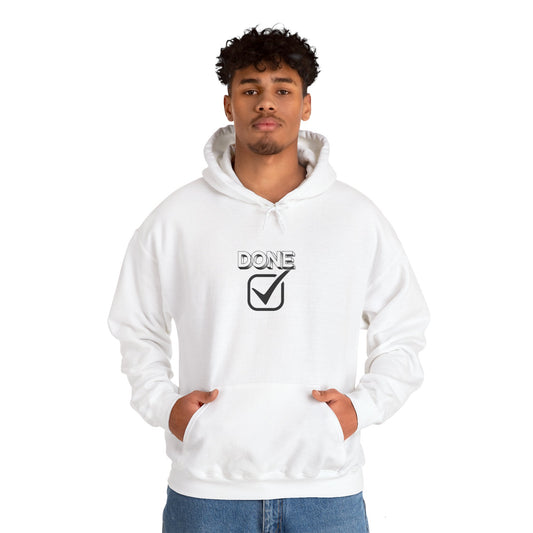 Done - Pullover Hooded Sweatshirt | Awareness Apparel Fall Collection | Multiple Colors & Sizes