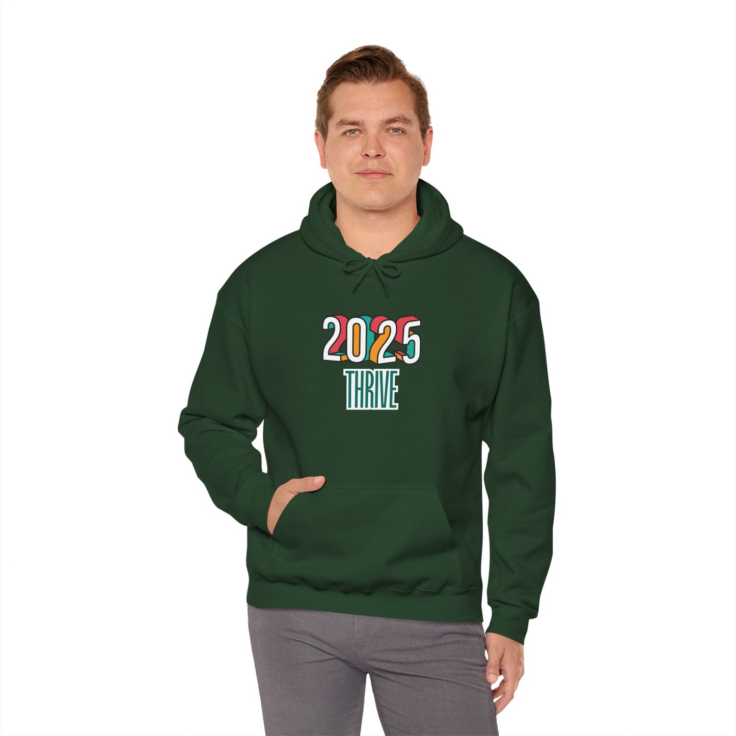 2025 Thrive Hoodie | Limited Edition Holiday Collection | Awareness Apparel | Multi-colors and sizes.