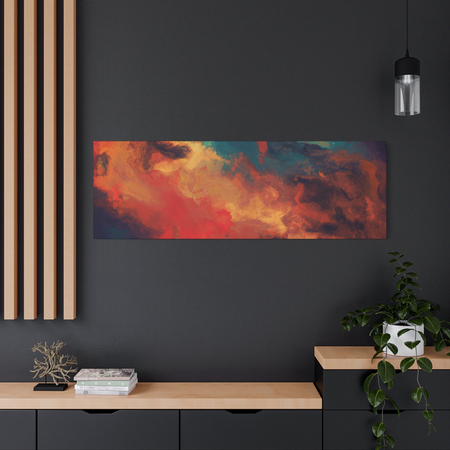 MYSTIC AURA Wall Art - (Awesome Abstract Collection) Canvas, Matte, Stretched, 1.25"