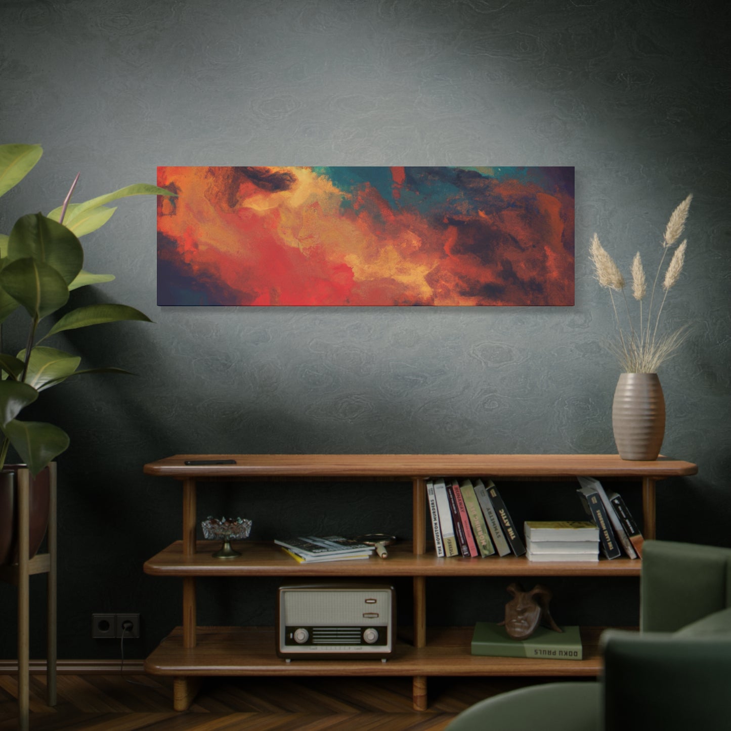 MYSTIC AURA Wall Art - (Awesome Abstract Collection) Canvas, Matte, Stretched, 1.25"