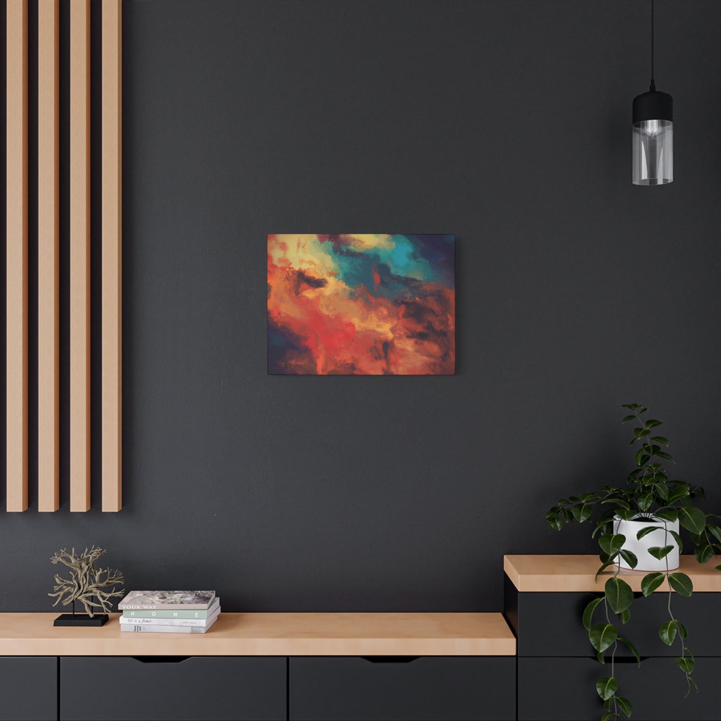 MYSTIC AURA Wall Art - (Awesome Abstract Collection) Canvas, Matte, Stretched, 1.25"