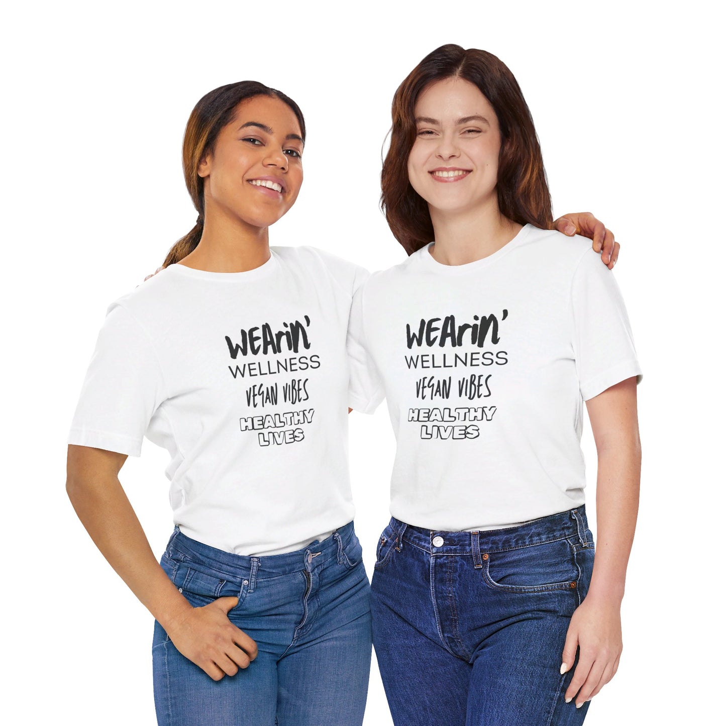 "Vegan Life: Plant-Powered Fashion-Forward" | Vegan Lifers Collection | Short Sleeve Tee (Multiple Colors)