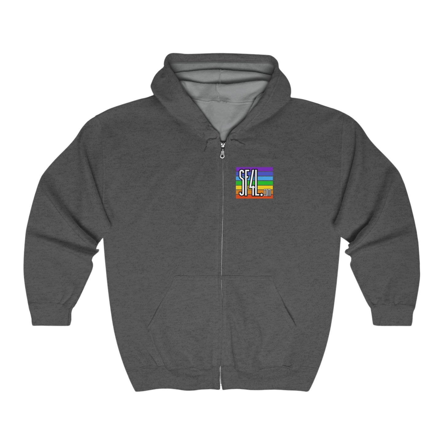 SF4L.com Zip-Up Hooded Sweatshirt | Awareness Apparel Fall Collection | Multiple Colors & Sizes