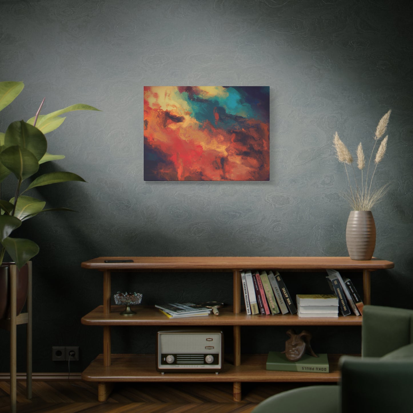 MYSTIC AURA Wall Art - (Awesome Abstract Collection) Canvas, Matte, Stretched, 1.25"