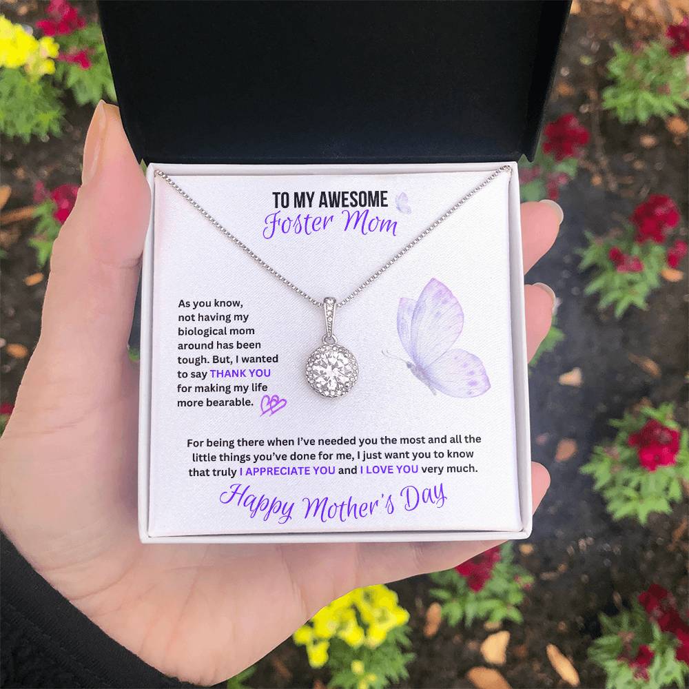 Fabulous Foster Mom  Gift  |  Mother's Day Eternal Hope Necklace