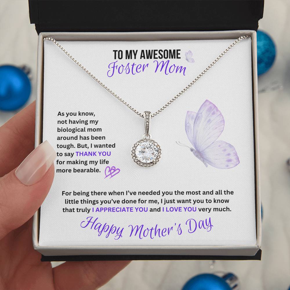 Fabulous Foster Mom  Gift  |  Mother's Day Eternal Hope Necklace