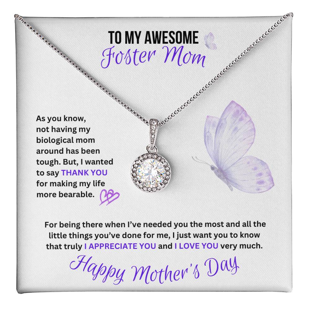 Fabulous Foster Mom  Gift  |  Mother's Day Eternal Hope Necklace