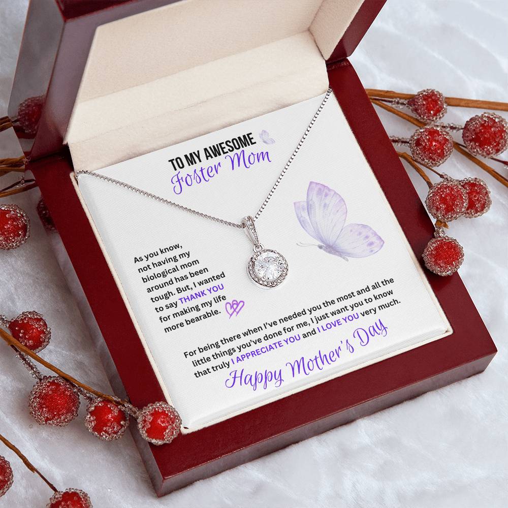 Fabulous Foster Mom  Gift  |  Mother's Day Eternal Hope Necklace