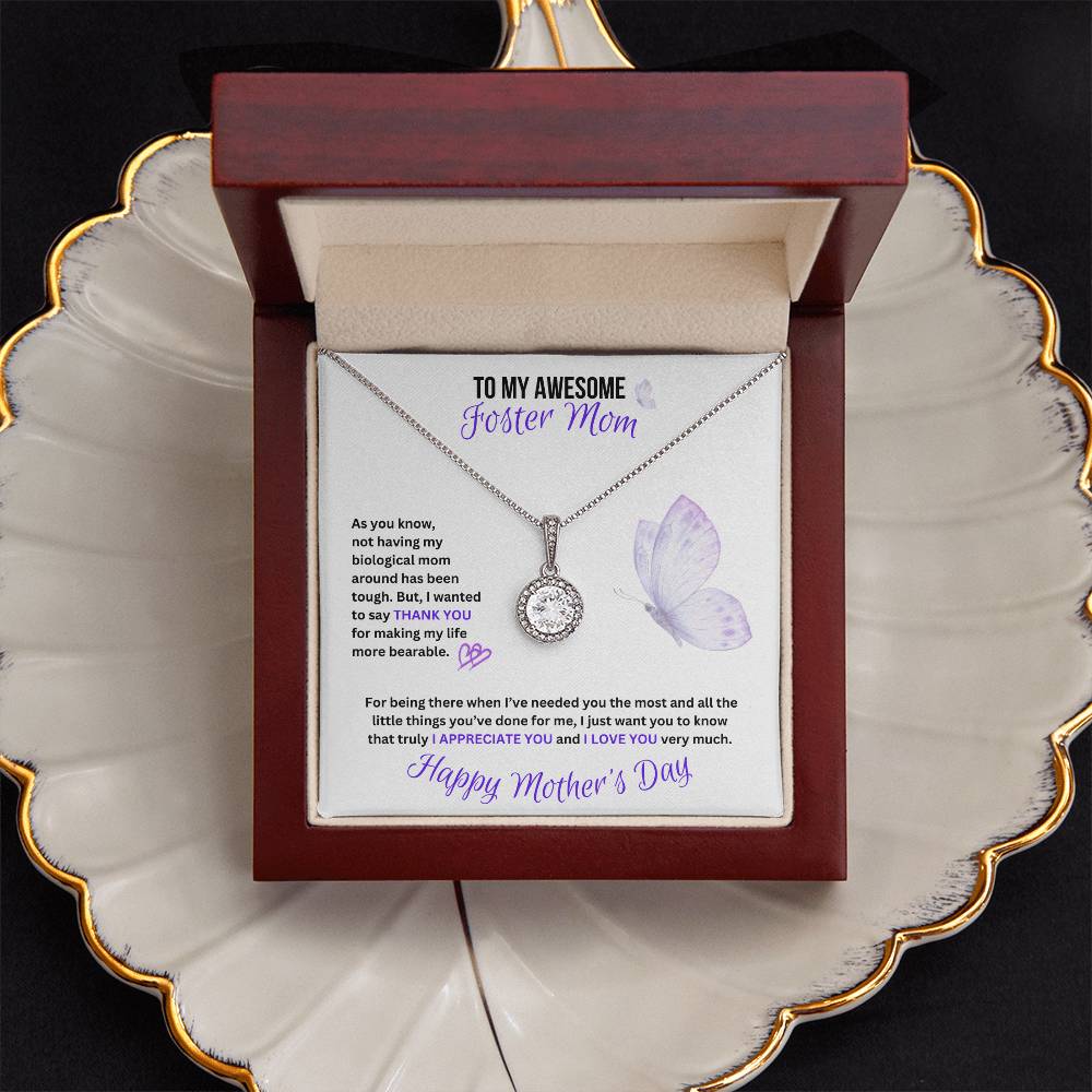 Fabulous Foster Mom  Gift  |  Mother's Day Eternal Hope Necklace